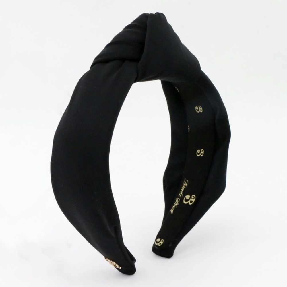 305. The Brooke Shade Black Neoprene Headband - Picture 2 of 3